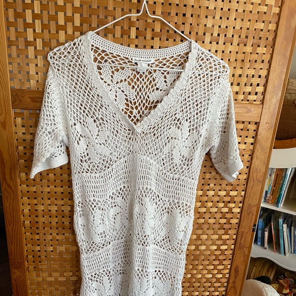 CLUB MONACO Cotton lace dress - Picture 2 of 3